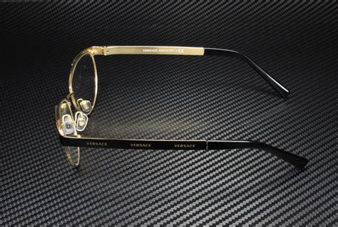 Versace VE1260 1456 Eyeglasses in Black/Gold